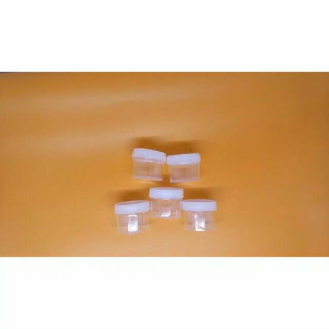 POT PLASTIK 10ML / POT URINE 10ML / POT SALEP CREAM TRANSPARAN