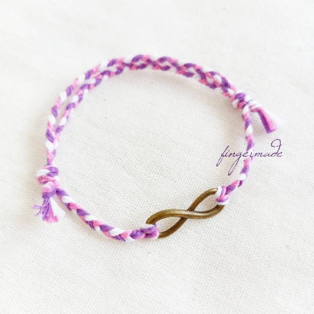 Fingermade Gelang Infinity Benang