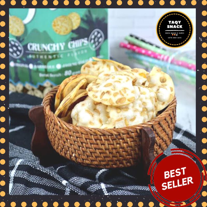 

[✨Best Seller Taqy Snack✨] Kripik Tempe Gurih Handmade Asli Bikin Nagih