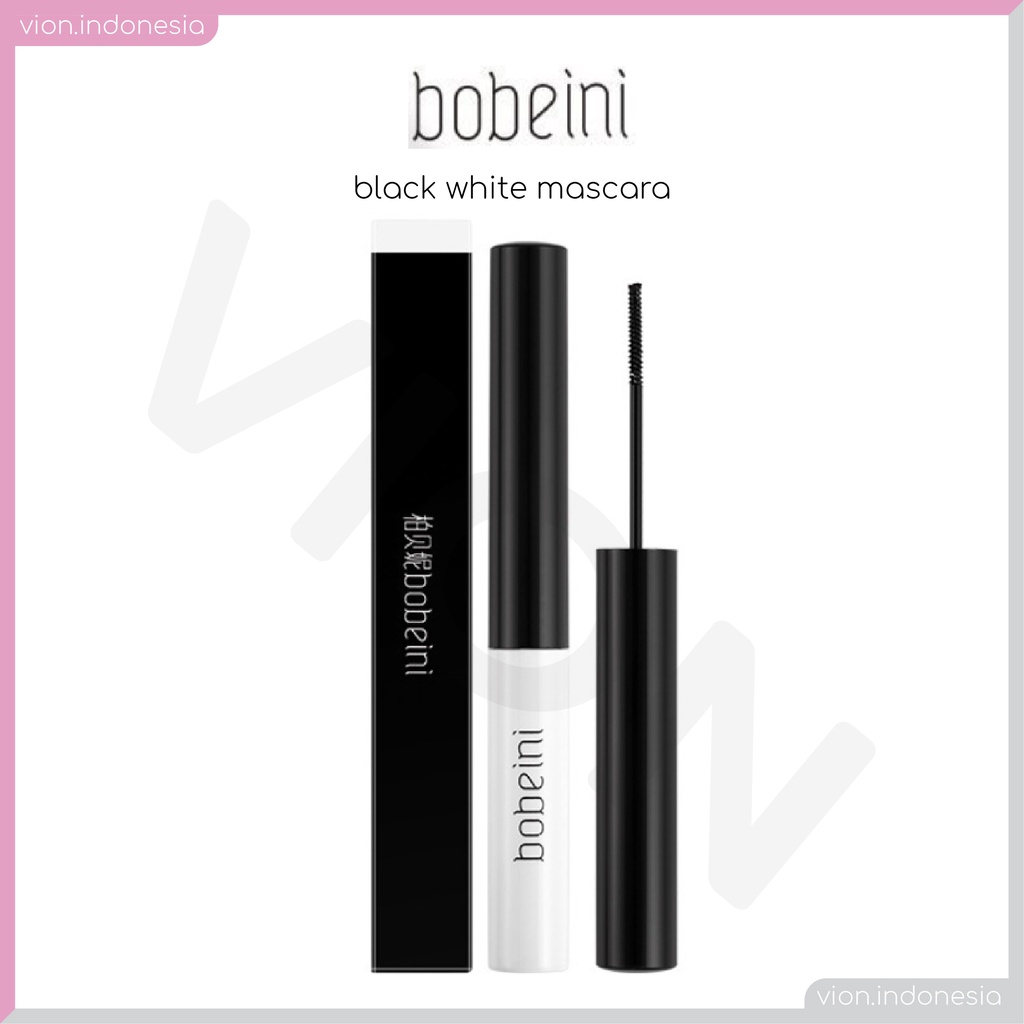 BOBEINI SOAKE Black White Mascara Long Lasting Thickening Eyelashes Bulu Mata Cantik Original BO003