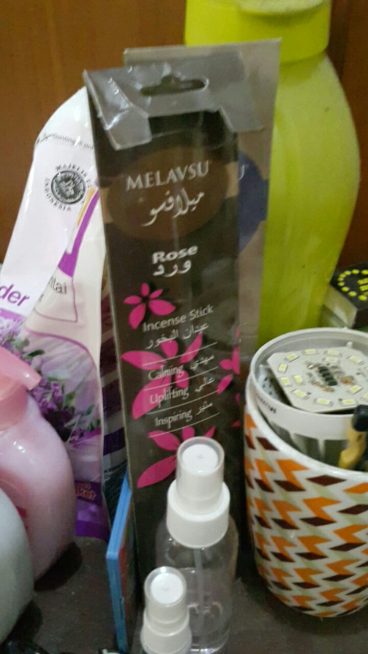 Pengharum Ruangan Aromaterapi Melavsu Musk Incense Stick Long 28g
