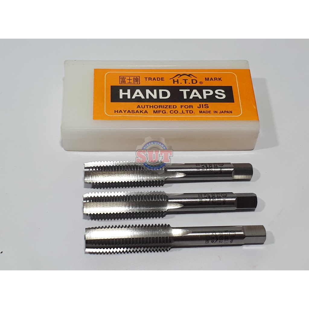 Hand Tap M12 x 1.5 HTD Tap 12 Tap set