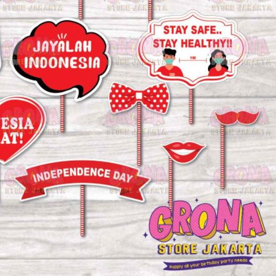 Photobooth Dirgahayu RI / 17 Agustus / Photo Props KEMERDEKAAN