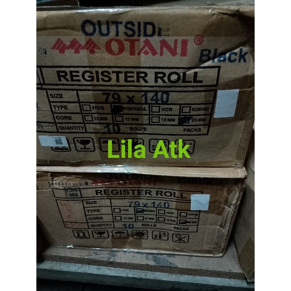 

Kertas Thermal Otani 80 x 140 per dus (Pengiriman khusus GRAB/GOJEK)
