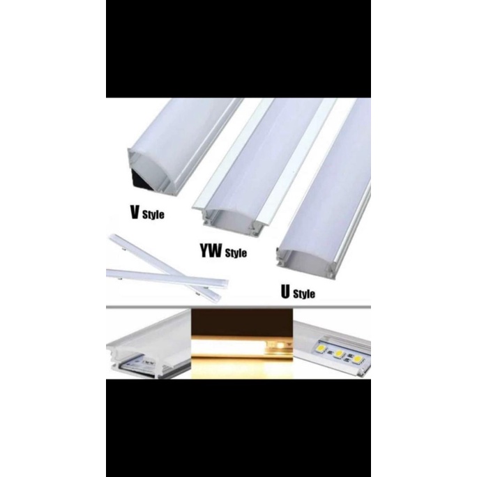 Casing Led Strip Aluminium Model U