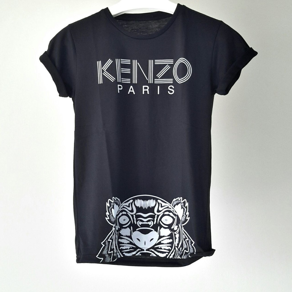 052 Kaos tshirt baju tumblr tee cewek wanita Kenzo Paris Tiger / 2 warna