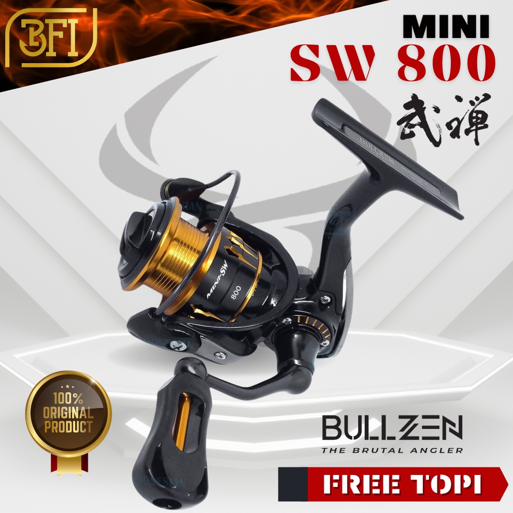 REEL BULLZEN MINI SW 800 || Produk Distributor Resmi Bullzen || BONUS TOPI LIMITIED