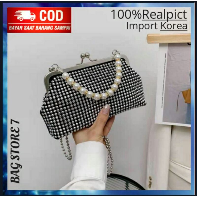 TAS CLUTCH WANITA CEWEK REMAJA PEREMPUAN IMPORT PESTA BRANDED PREMIUM MURAH ORIGINAL CANTIK MEWAH EL
