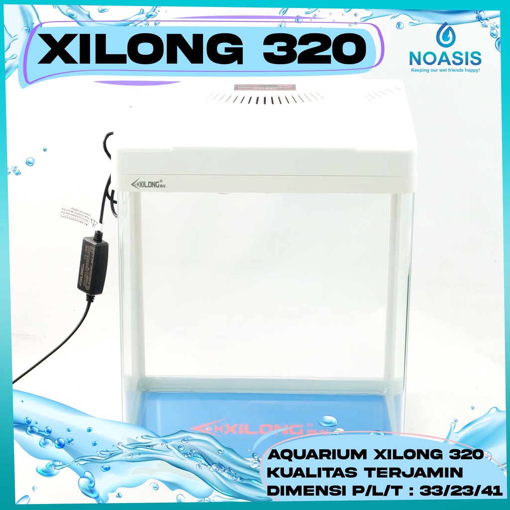 AQUARIUM AQUASCAPE BENDING IMPORT GLASS TANK XILONG XQ-230AA XQ 230 AA