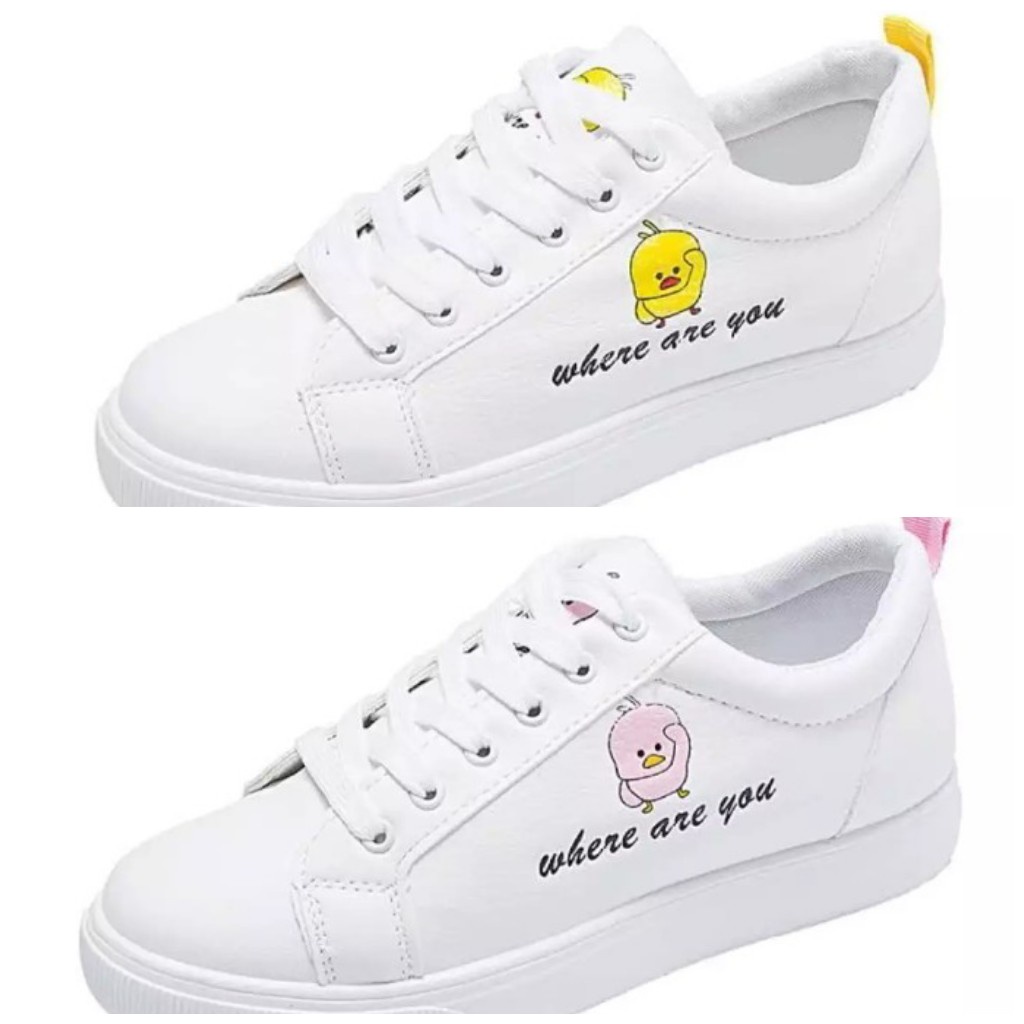 WHERE ARE YOU- SEPATU SNEAKER WANITA MOTIF BEBEK