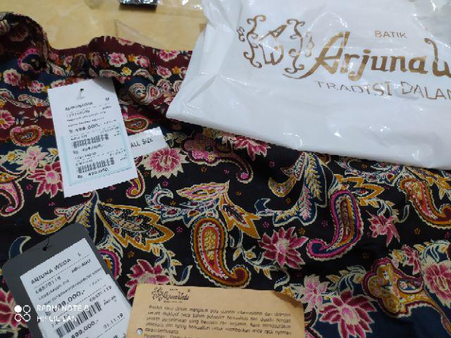 Arjuna Weda Kemeja Batik Lereng Rambat - Abu-abu
