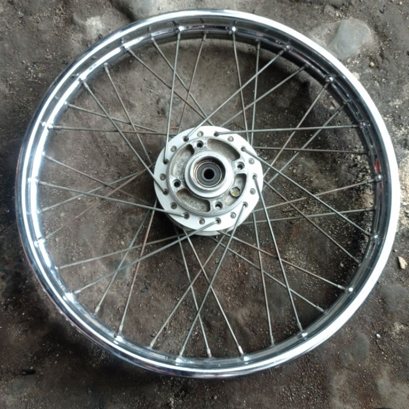 velg depan jari jari karisma supra x 125 original bekas