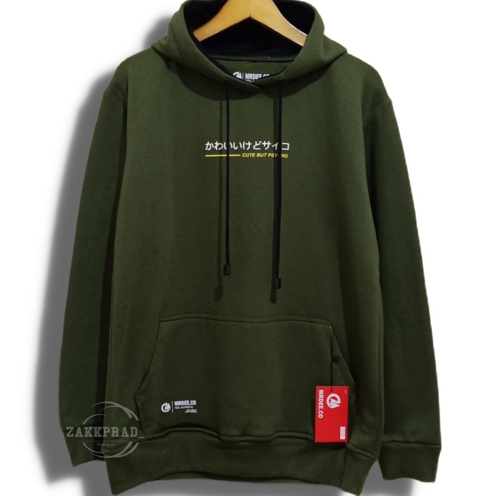 TERMURAH  COD Jaket Sweater Hoodie Pria Distro MR.DEE Risleting Ziper Original Big Size Jumbo M - XX