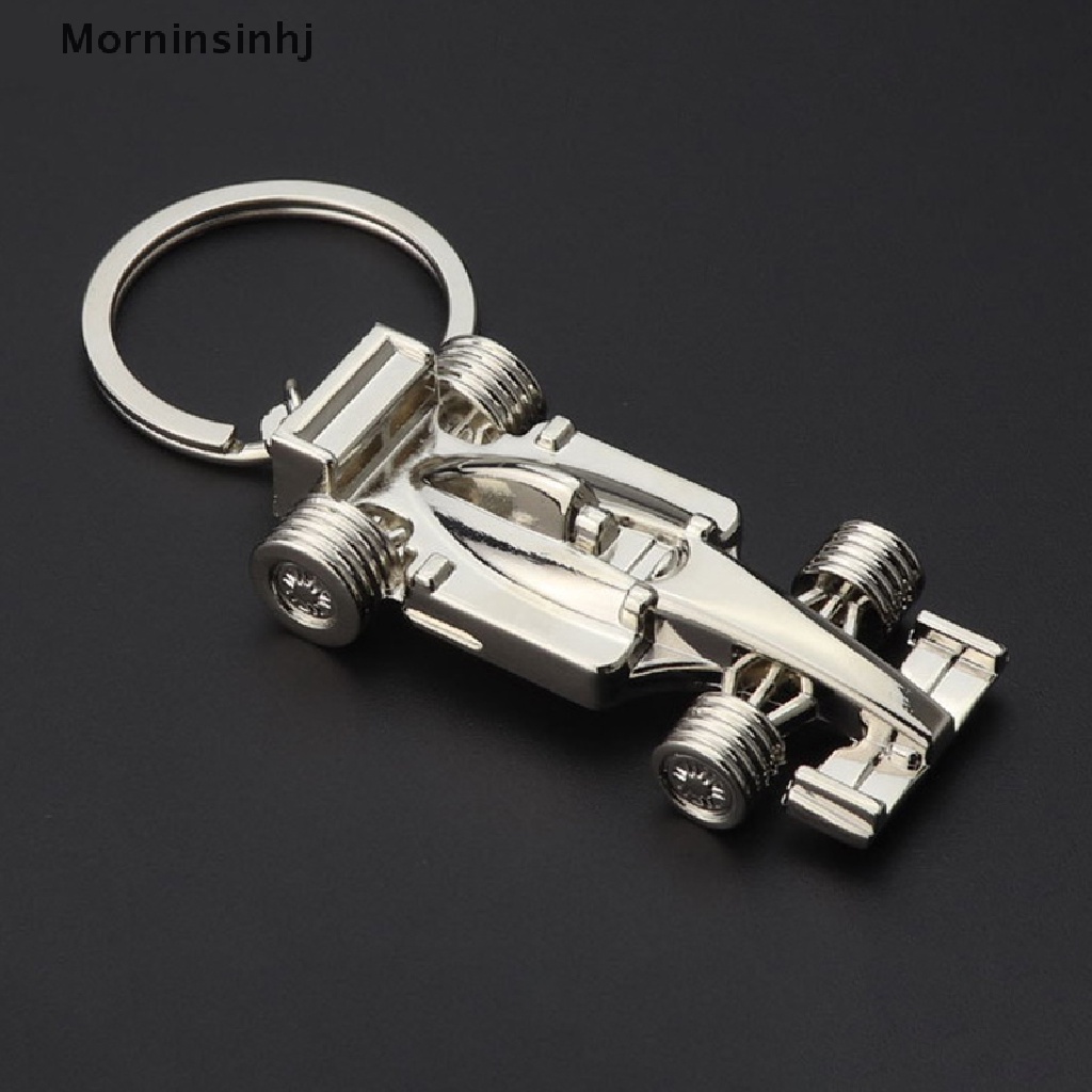 Mornin F1 Gantungan Kunci Hadiah Aktivitas Balap Kepribadian Liontin Kunci Gesper Warna Silver Gantungan Kunci Mobil Perhiasan Pria Keyring id