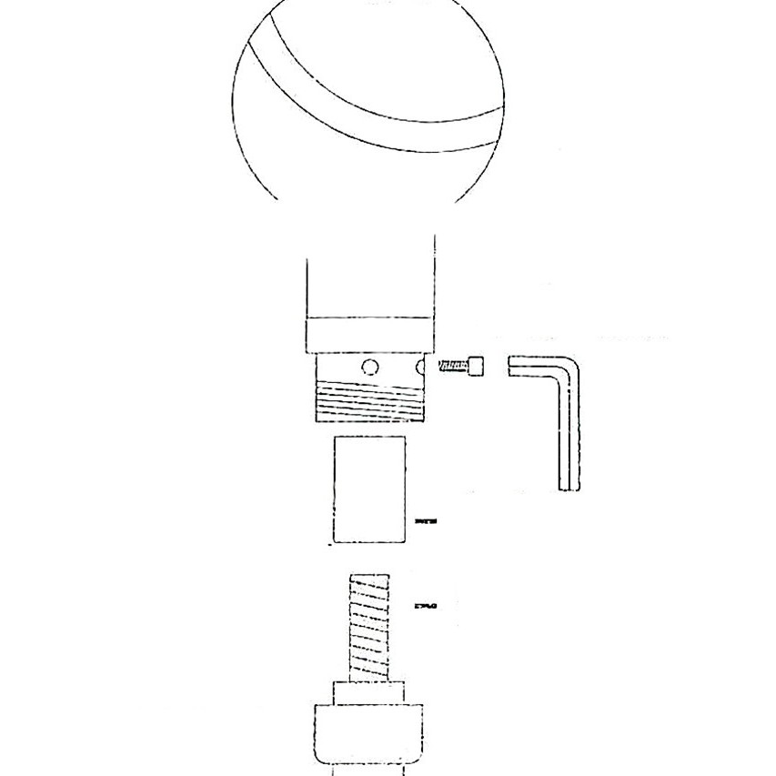 MANUAL Shift Gear KNOP MOMO SPORT Pegangan Tuas Pemindah GIGI MOBIL