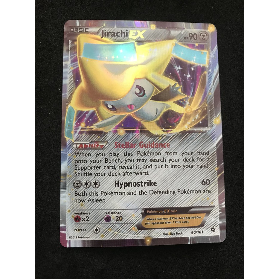 Kartu Pokemon TCG Sun&Moon Jirachi EX (harga/kartu)