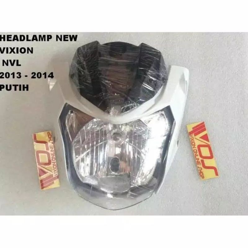 Batok Kepala Depan Plus Reflektor Lampu Vixion Nvl 2013 2014 Warna Putih Shopee Indonesia