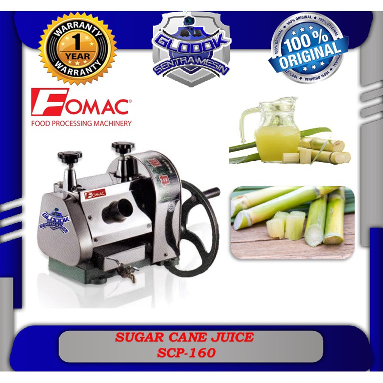 Mesin Giling Tebu Manual Sugar Cane Juice SCP-160 FOMAC