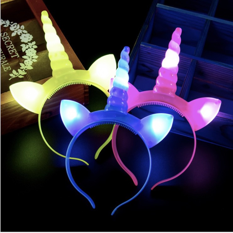 BANDO HAIRBAND UNICORN LED TERBARU