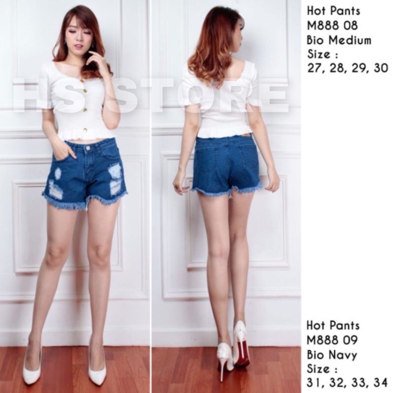 CELANA PENDEK HW / CELANA PENDEK JEANS / CELANA JEANS WANITA / CELANA WANITA JEANS / CELANA HITS / HOTPANTS VIRAL / HOTPANTS SOBEK-SOBEK