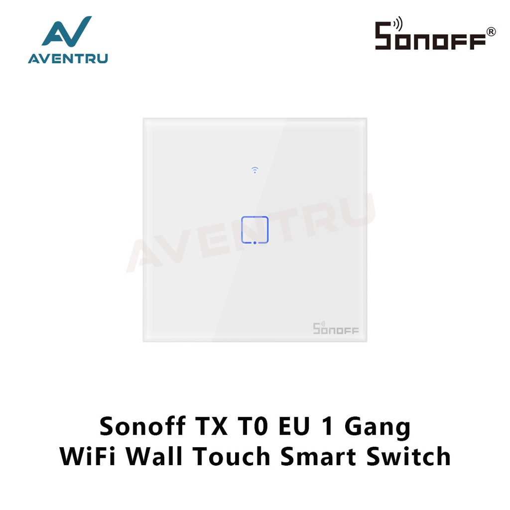 Sonoff touch TX T0 EU 1Gang/1Channel/1Ch WiFi Wall Touch Smart Switch