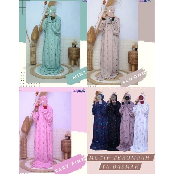 Mukena Motif Basmah Manset Dewasa Dan Anak