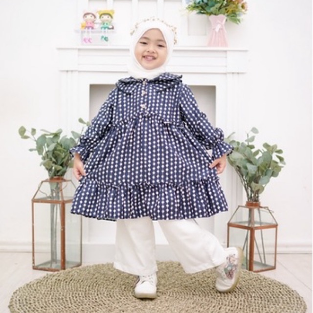 Dress Polca Corduroy anak