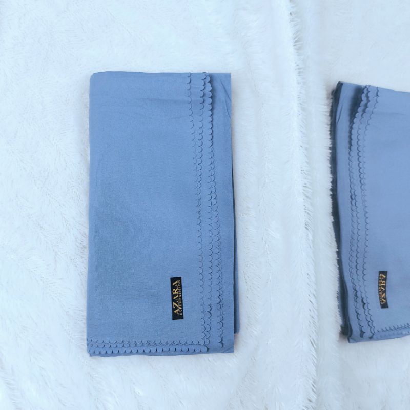 HIJAB SEGIEMPAT AZARA OSKARA-Denim