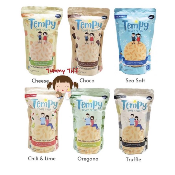 

Cuci Gudang Awal Tahun Tempy (Tempe Crispy) NO MSG / snack anak sehat / keripik tempe - TEMPY keju