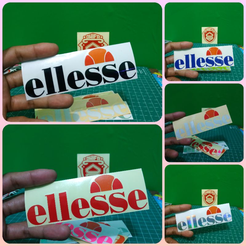 Sticker cutting ellese - sticker scoopy, pespa, genio sticker universal murah