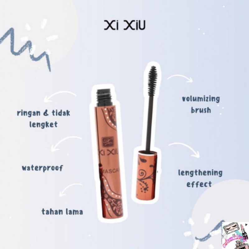 ☃️Cutezz_Ching1☃️Xi Xiu Mascara Black/Lovely Mascara 10g