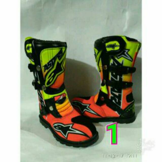 Sepatu cross anak printing keren