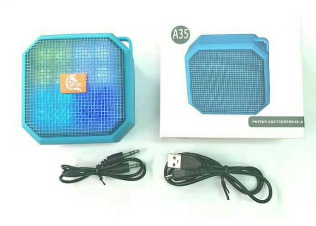 Speaker Speker Bluetooth Mini box Wireless iFOX A35 Lampu Disco