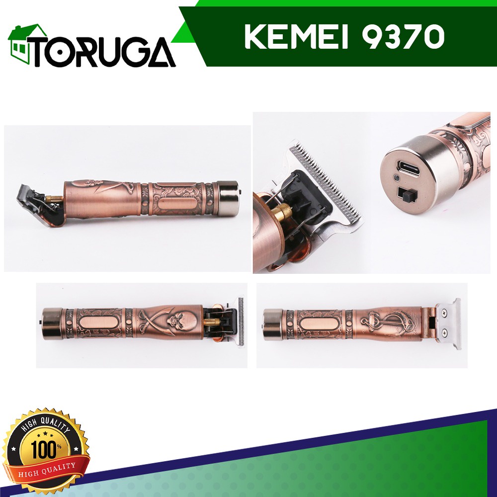 Kemei 9370 Hair Clipper Trimmer Detailing Alat Cukur Original Hair Tatto