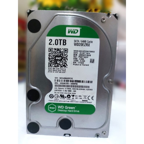 HDD / Hardisk WD Green 3.5 Inch 2TB