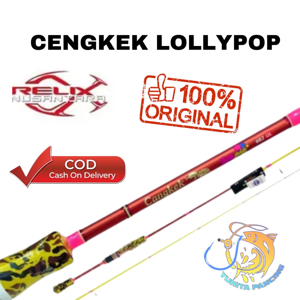 Relix Nusantara Joran Cangkek Lolipop 682 UL