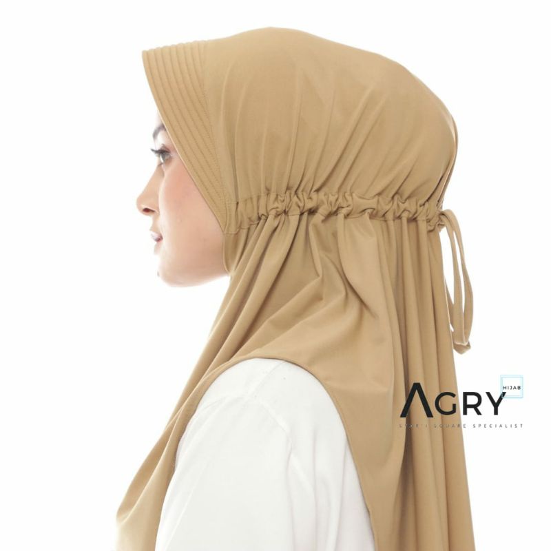 ᴀɢʀʏ Hijab Instan Serut Jersey Premium