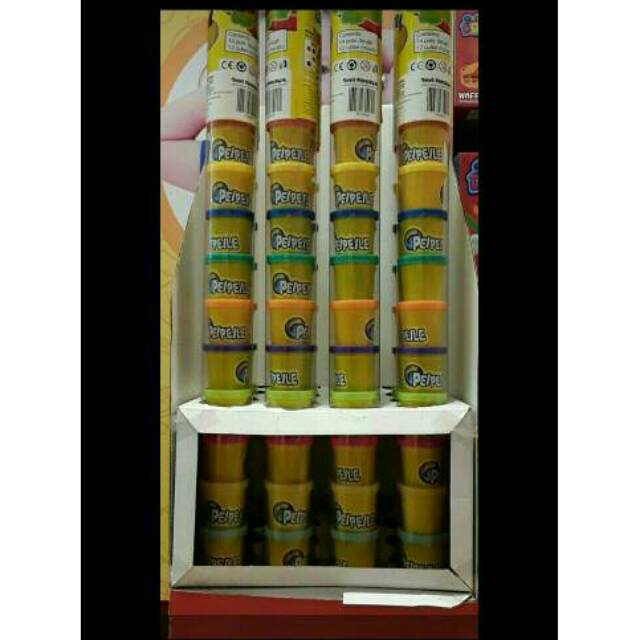 Peipeile dough isi 14 warna + 12 cetakan