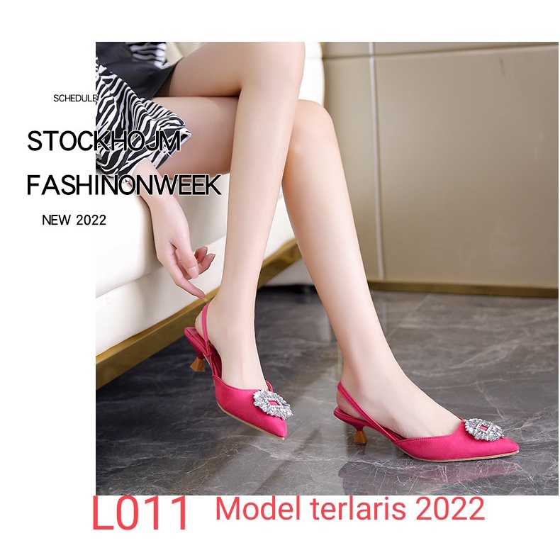 Heels wanita Dbltop L011