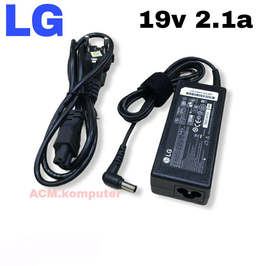 02 - Adapter Tv Monitor Lg 19V 2.1A LG E1942CA LG 19EN33SA LG 19EN33S