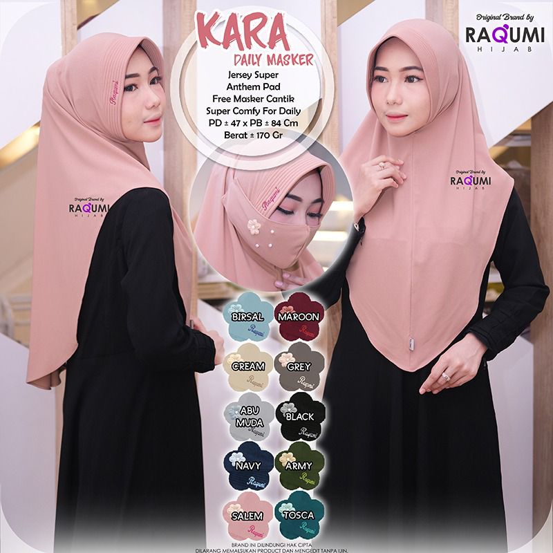 KARA RAQUMI HIJAB ORIGINAL SOLO