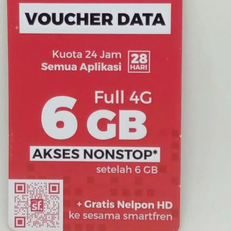 VOUCHER 6GB NONSTOP SMARTFREN