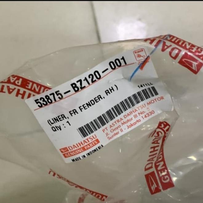 Liner Fender Depan Gran Max&Luxio Kanan