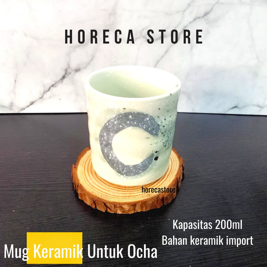 Mug Ocha 200ml - Mug keramik teh ocha hot/cold import