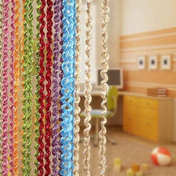 ❇ Tirai Benang Motif ULIR/ Tirai Pintu dan Jendela Motif ULIR ✤