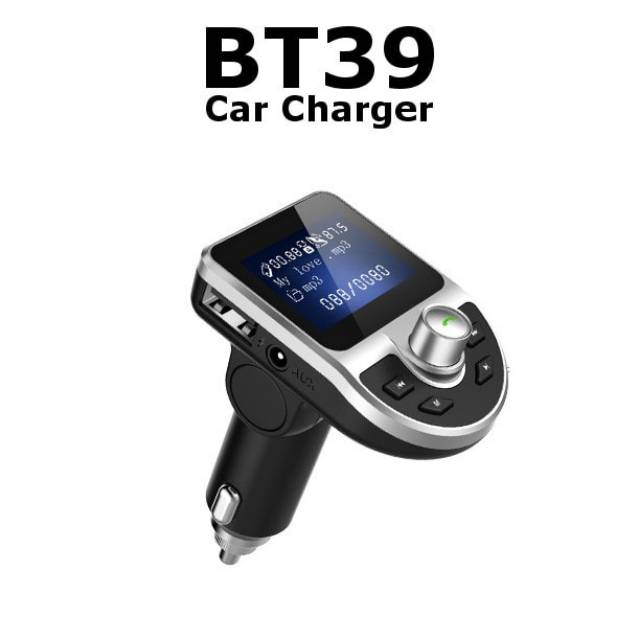 BT39 Bluetooth Car Charger V4.1 MP3 Music Player FM Transmitter