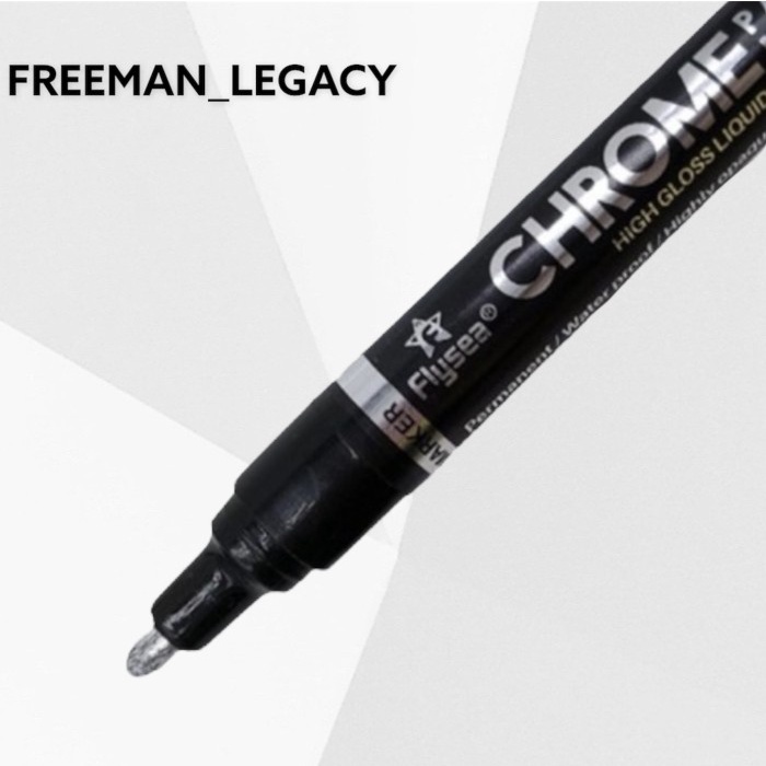 

Flysea Spidol Marker Metallic Chrome Silver Freeman_Legacy