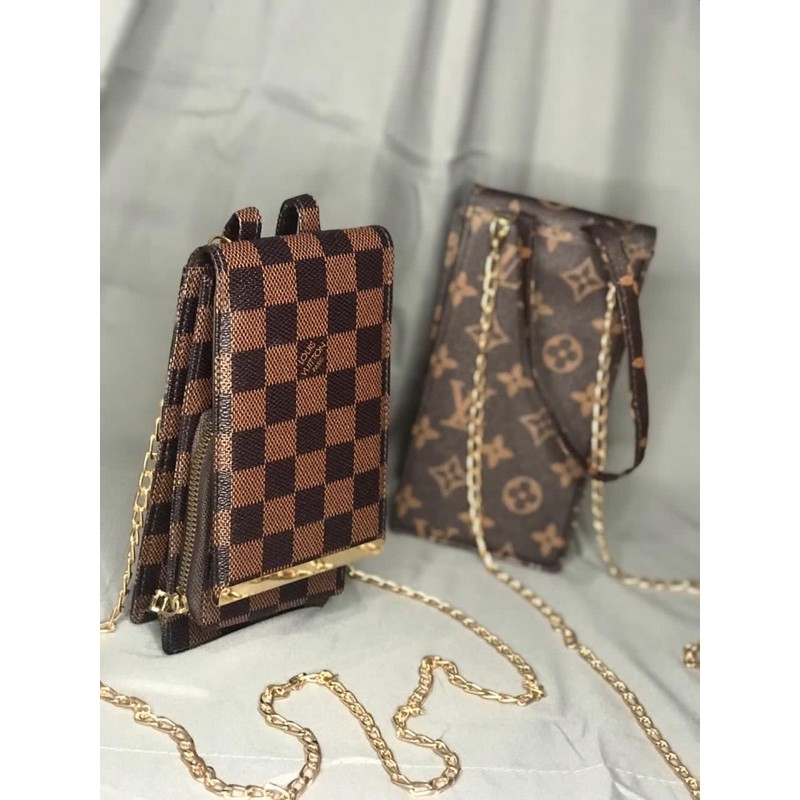 New Tas slingbag rante multifungsi PRETTY Vol.2 L.V CIDOT / dompet HPO mini skat banyak tali rante