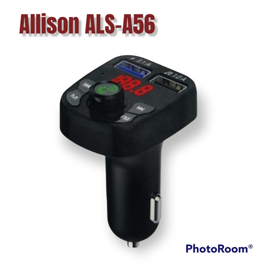 ALLISON Car Charger ALS-A56 A32 A31 ASL-814 813 212A 213A + Modulator FM Radio MP3 Bluetooth Saver Casan Hp Mobil