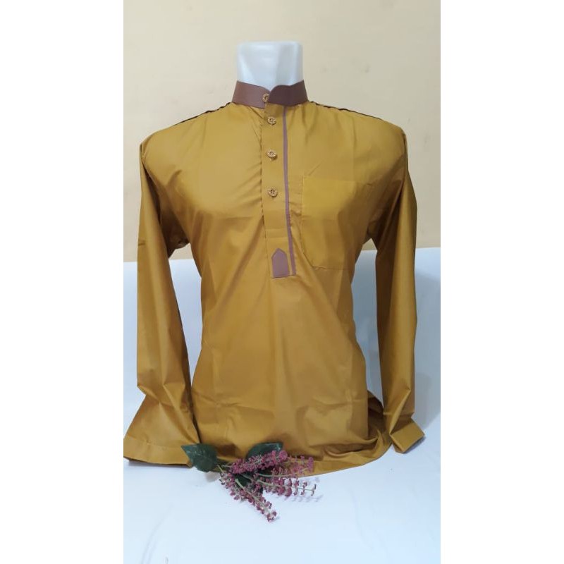 Baju Koko Lengan Panjang/ Baju Koko Madinah / Baju taqwa Lengan Panjang Baju Koko Modern